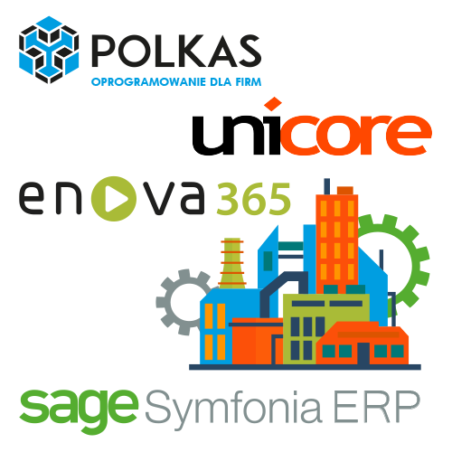 Oprogramowanie Unicore do komplementarnej obsługi zarządzania produkcją w enova365 i Sage Symfonia ERP w palecie rozwiązań POLKAS