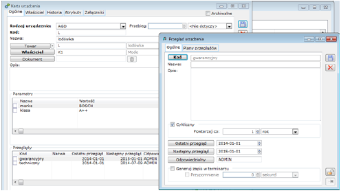 Jak w module Serwis Comarch ERP XL konfigurować planowane przeglądy?